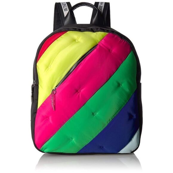 BETSEY JOHNSON PRISMATIC FANATIC BACKPACK, RAINBOW NWT$103 - Picture 1 of 6